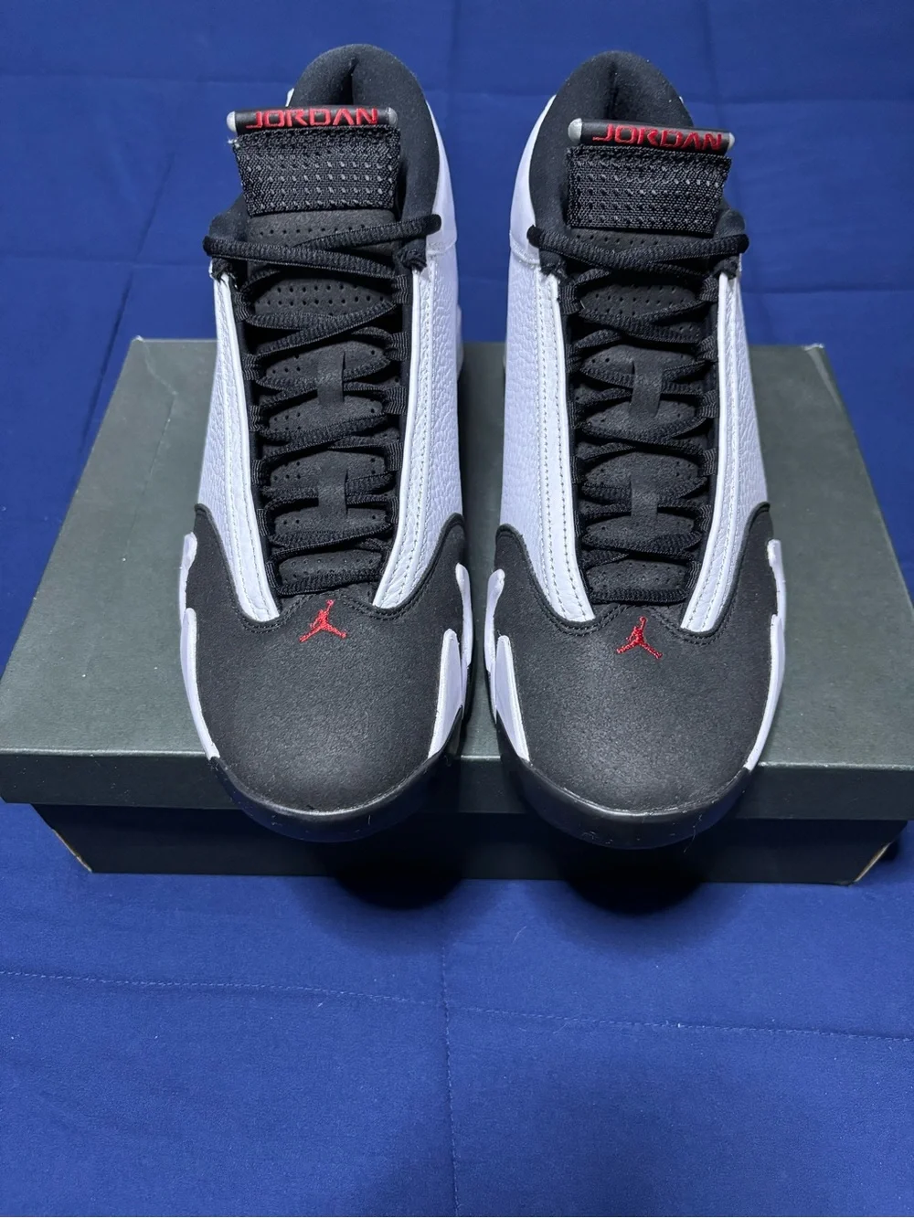 Jordan 14 Retro Black Toe 2024 Size 10